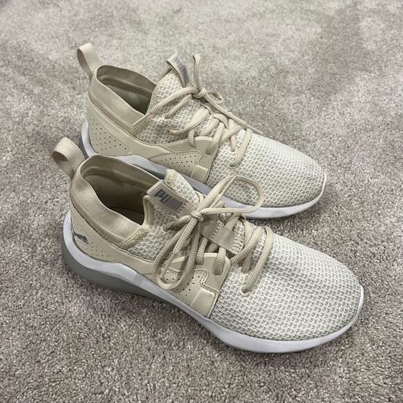Puma Emergence Cosmic Lace‎ Up Running Sneaker Womens White Size 8 - Picture 1 of 7